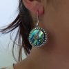 Orecchini di Abalone e Peridoto. OV1647 - immagine 2
