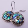 Orecchini di Abalone e Peridoto. OV1647