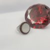 Anello Chevalier con Granati africani e Madreperla.  AD2115