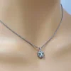 Pendente pantera con occhi di smeraldo e cubic zirconia. PD0527 - immagine 2